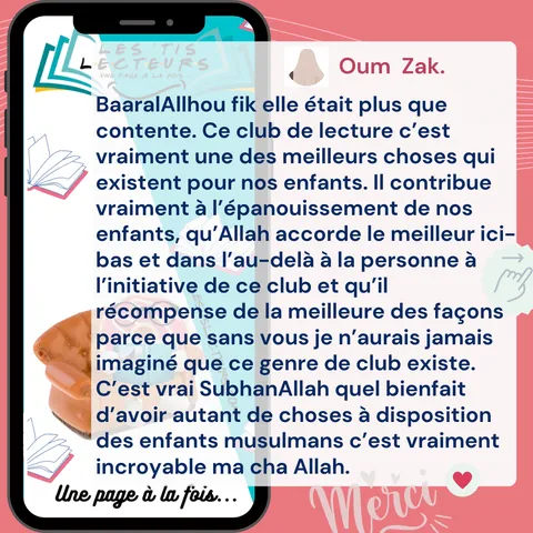 Capture de l’avis d’Oum Zak.